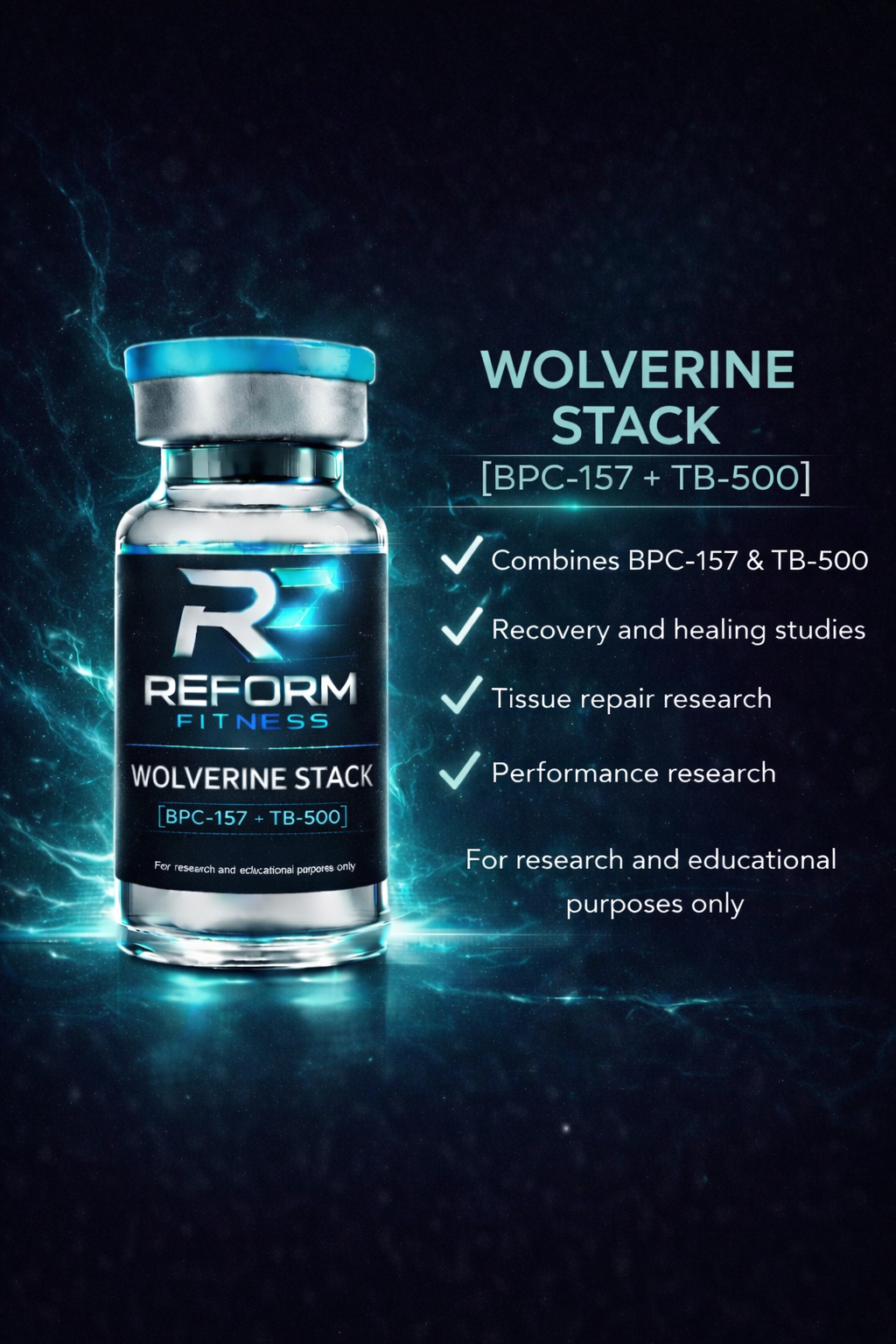 BPC-157 / TB500 10mg (WOLVERINE STACK)