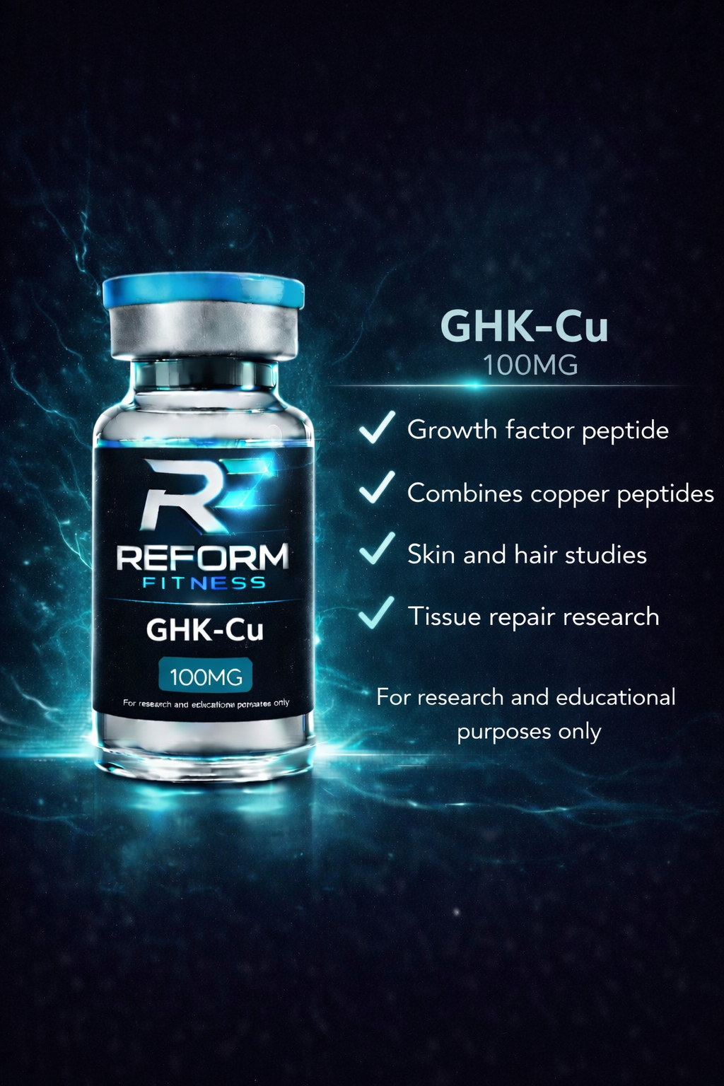 GHK-Cu  100mg (Copper Peptide)
